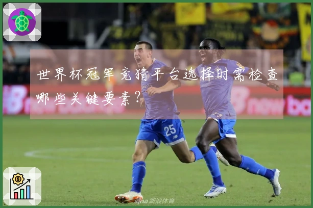 世界杯冠军竞猜平台选择时需检查哪些关键要素？